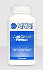Bottle of Acid Control Formula.