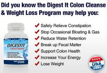 Benefits of Digest It Colon Cleanser.